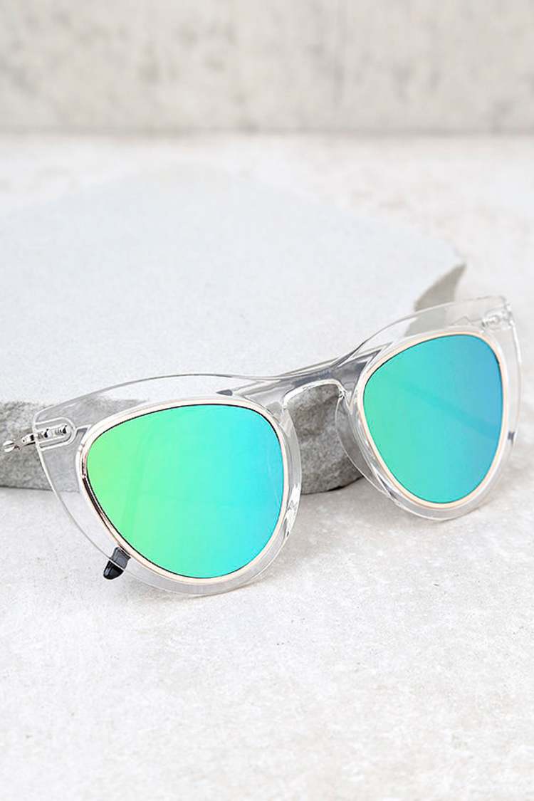 Spitfire Outward Urge Sunglasses - Clear and Blue Sunglasses  display picture 3