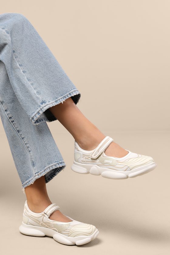 Camper Mary Jane Wave Ballet Flats CamperLab