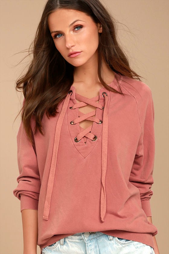 lulus all about love rusty rose