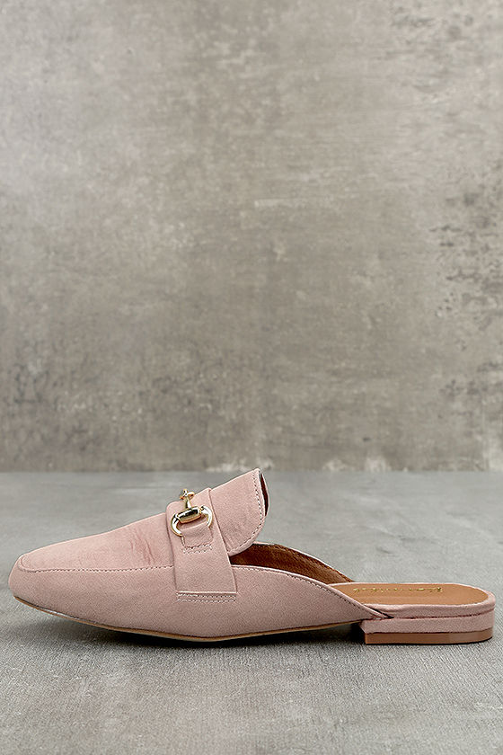 Maci Blush Loafer Slides 1