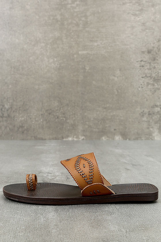 blowfish tan sandals