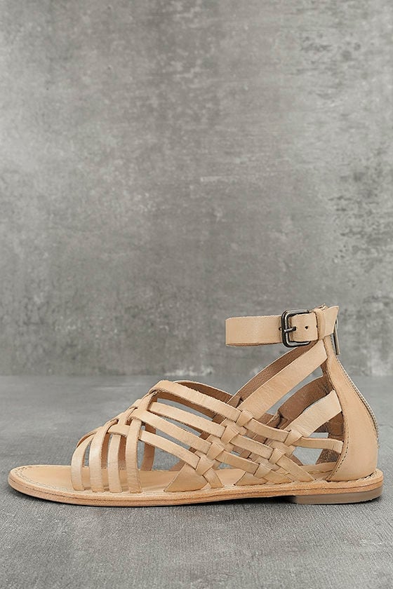 Rebels Trinity Natural Leather Gladiator Sandals