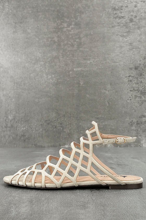 Ansley Beige Gladiator Sandals 2