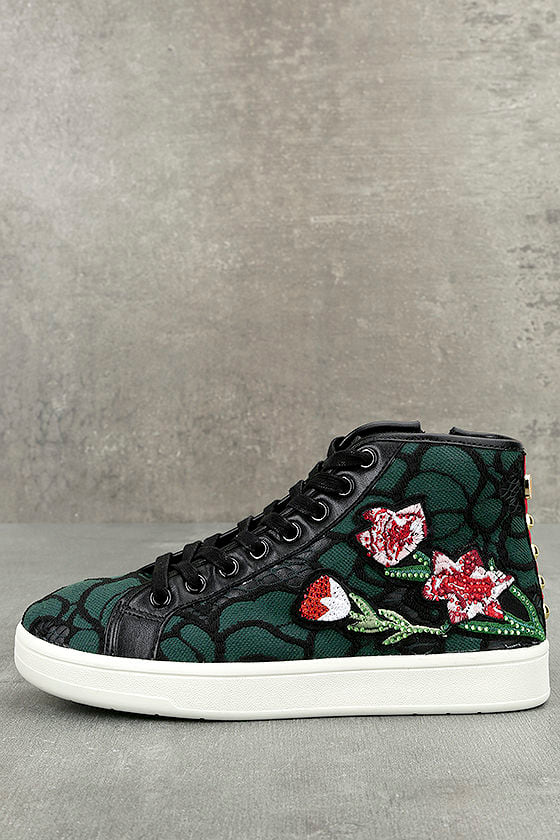 black high top steve madden