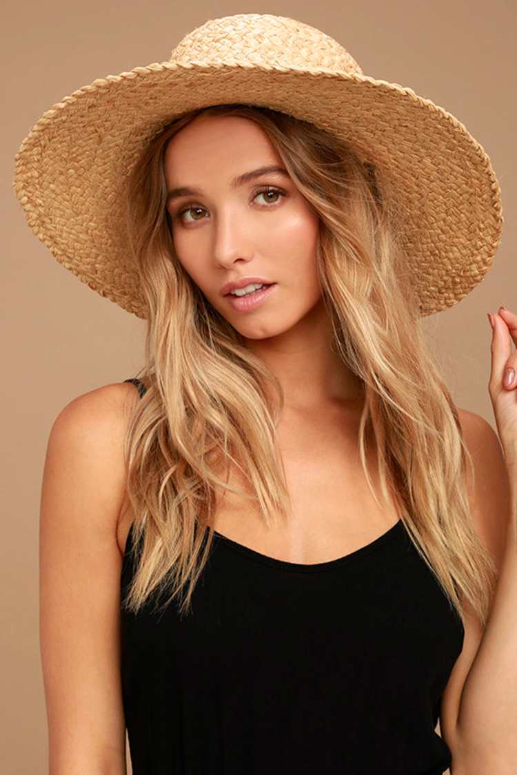 Wyeth Suzy - Straw Hat - Sun Hat - Wide Brim Hat - Flat Top  display picture 3