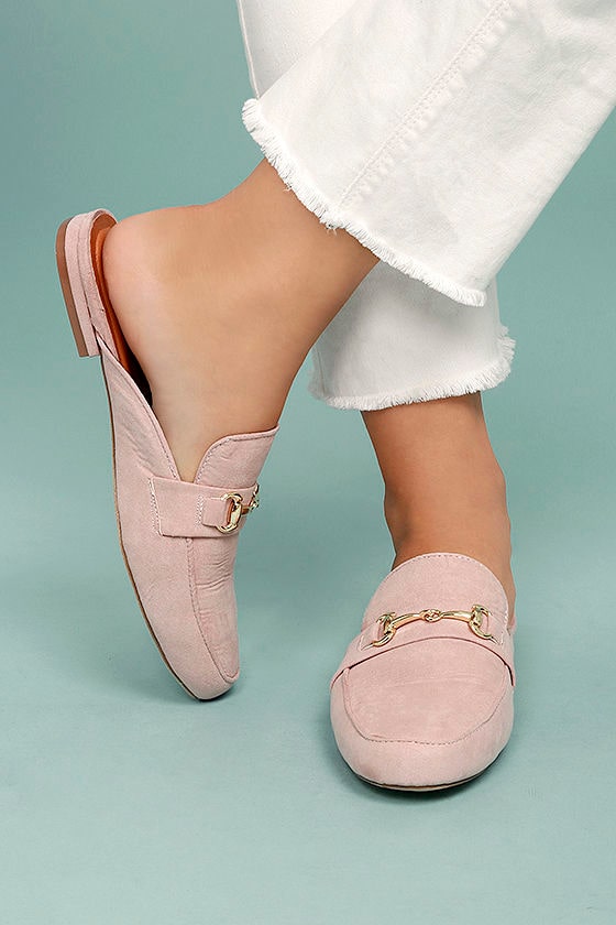 Maci Blush Loafer Slides 2
