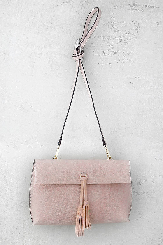 Gabi Blush Tassel Clutch 1