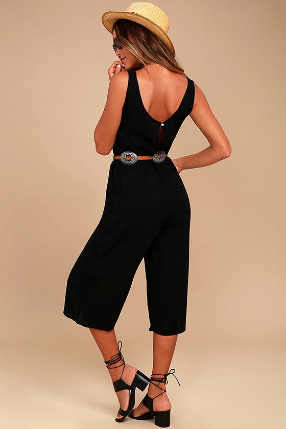Tavik Salamen Black Midi Jumpsuit 2