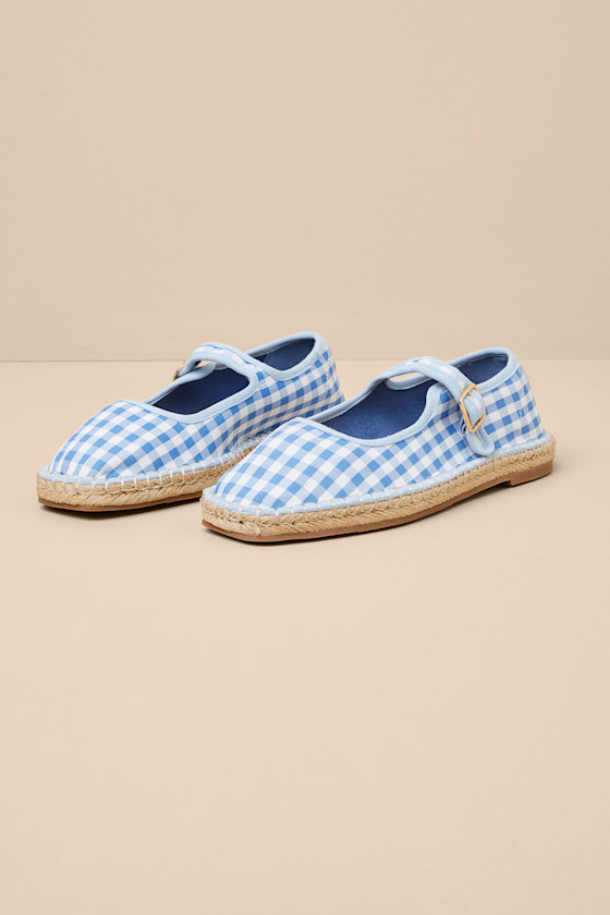 MEG : BLUE GINGHAM 1