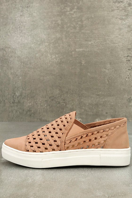 woven slip on sneakers