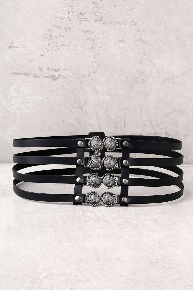 Lovestrength Presidio Belt - Wide Black Belt - Genuine 