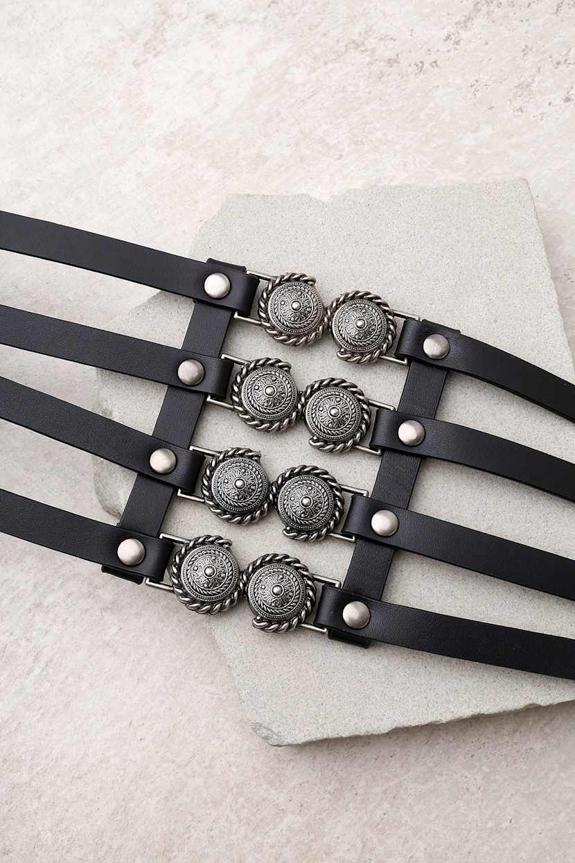 Lovestrength Presidio Belt - Wide Black Belt - Genuine  display picture 3