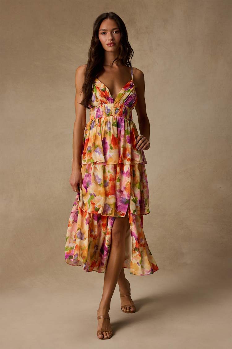lulus yellow midi dress Meet for Tea Yellow Jacquard Bustier Midi Dress With Pockets