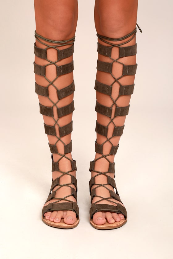 tall flat sandals