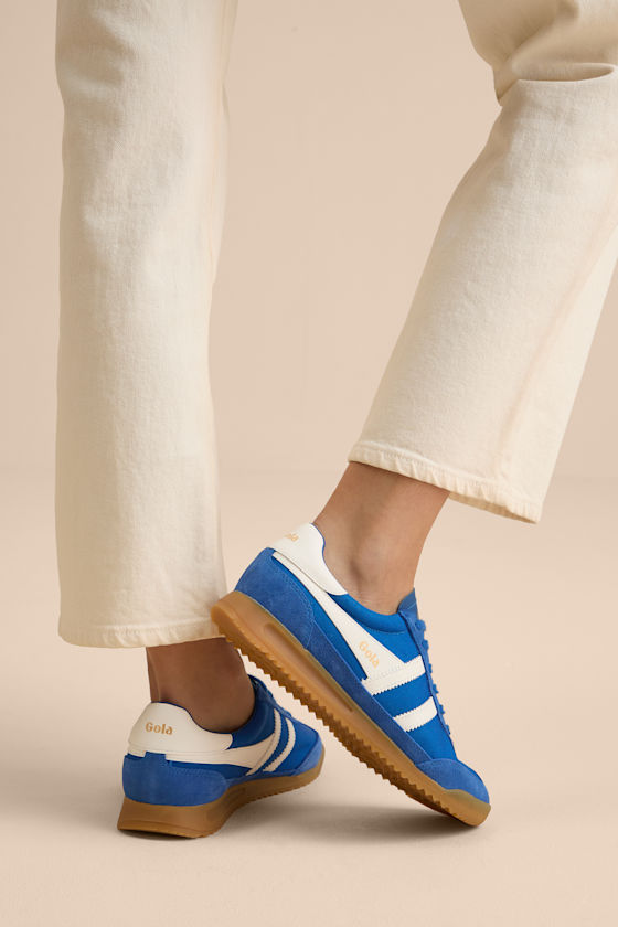 Gola Tornado Sapphire/Off White - Color Block Sneakers