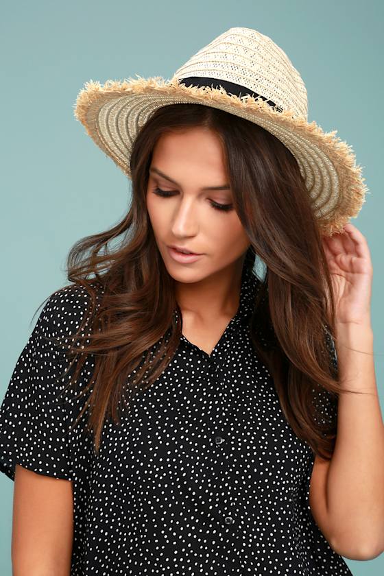 Tide Pools Beige Straw Hat 4