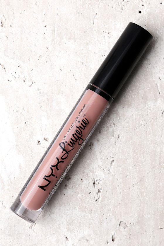 NYX Baby Doll Nude Pink Lip Lingerie Liquid Lipstick 2