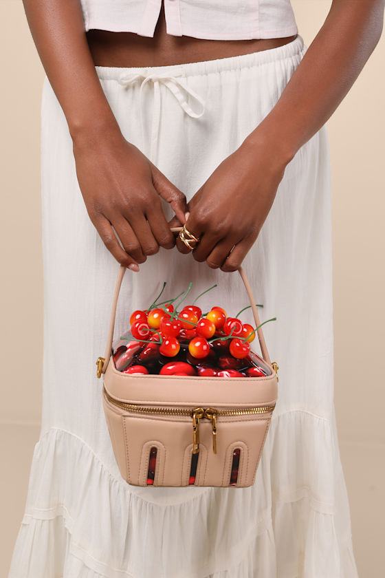Betsey Johnson Mon Cherry - Red Multi Bag - Cherry Basket Bag - Lulus