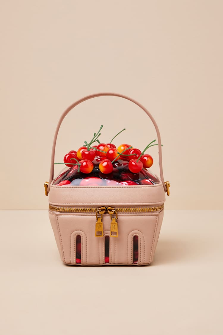 Mon Cherry Red Multi Crossbody Bag