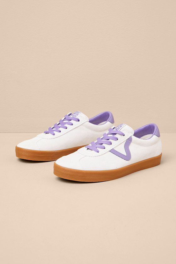 Sport Low Purple Haze Suede Lace-Up Sneakers 2