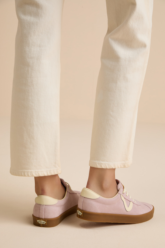 Vans Sport Low Sepia Rose - Suede Sneakers - Lace-Up Sneakers - Lulus