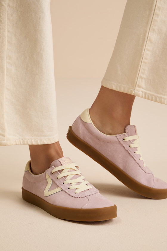 Vans Sport Low Sepia Rose - Suede Sneakers - Lace-Up Sneakers - Lulus