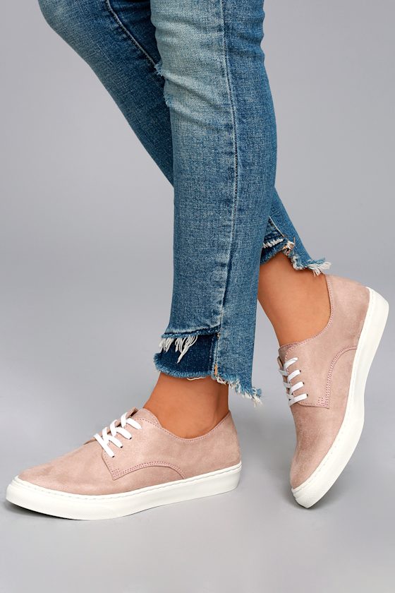 mauve sneakers