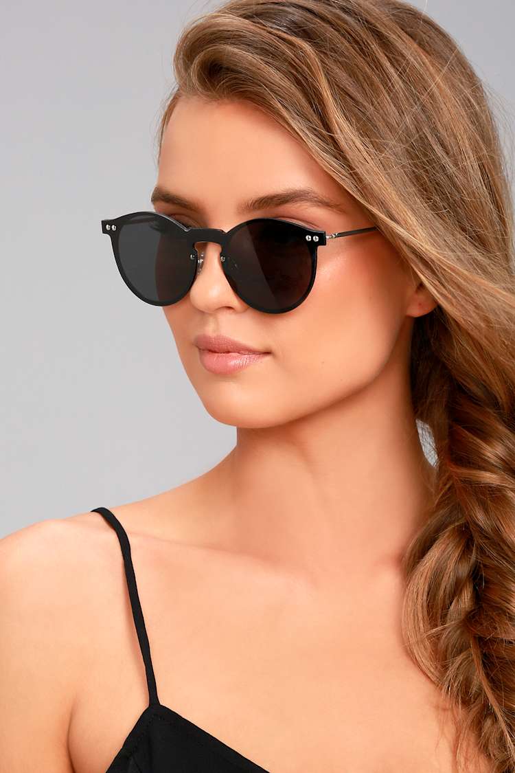 Spitfire Orphius Sunglasses - Cool Black Sunglasses - Round 
