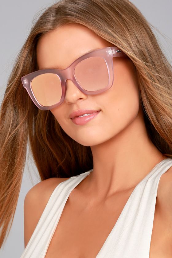 Quay After Hours Pink Mirrored Sunglasses 3