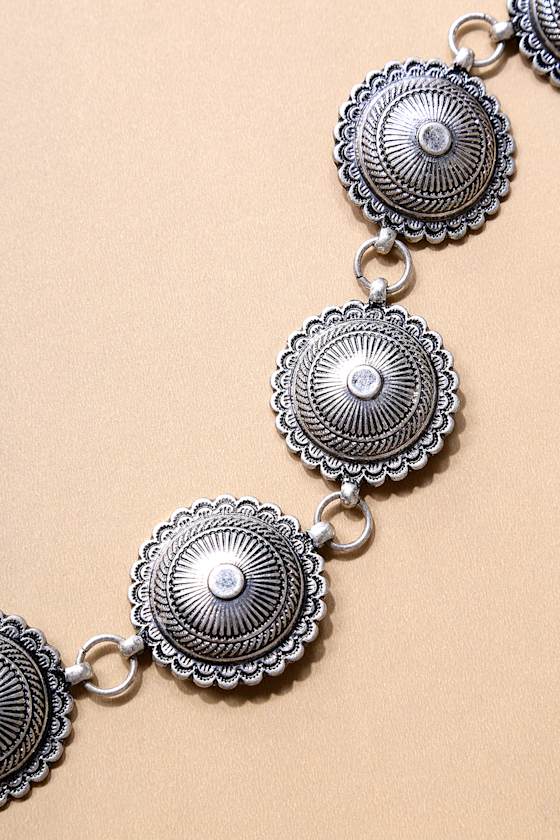Clayton Silver Chain Belt 1