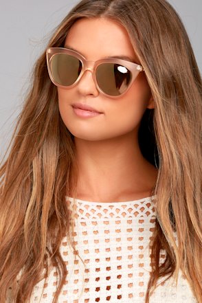 Le Specs Halfmoon Magic Matte Sunglasses Cat-Eye Sunglasses