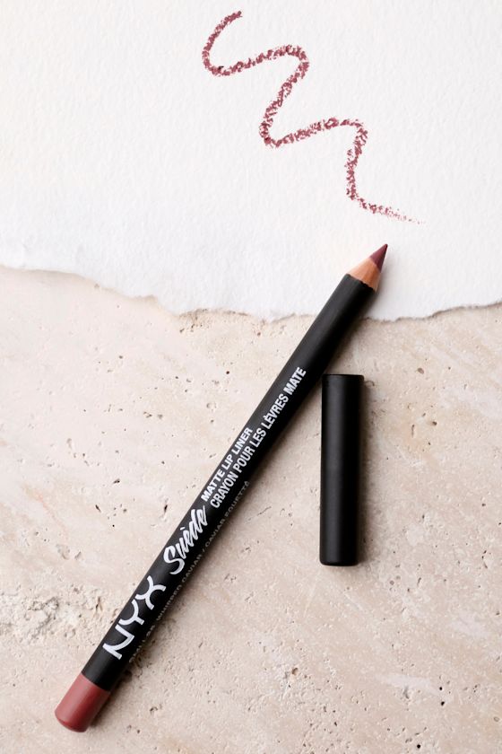 NYX Whipped Caviar Rose Pink Suede Matte Lip Liner 1