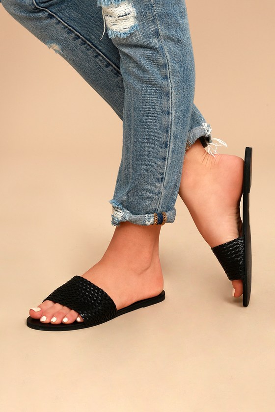 trendy slip on sandals online -