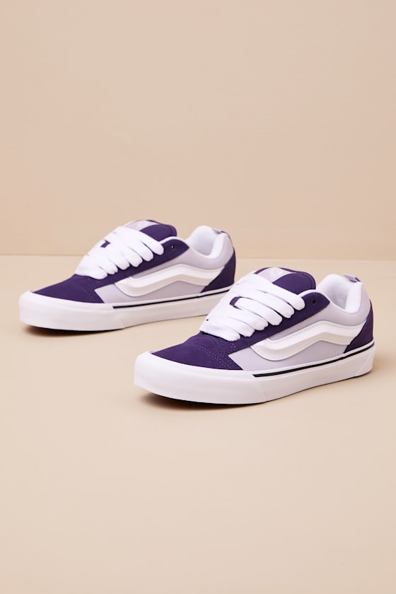 Vans Knu Skool Lilac Mist - Two-Tone Sneakers - Chunky Sneakers