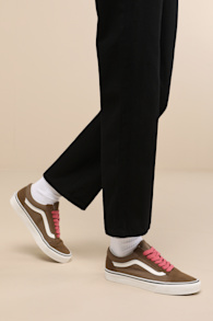 FU OLD SKOOL/VN000D6WRPK: POP BROWN/PINK 1