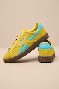 Club C Grounds UK Golden Haze Suede Leather Sneakers 7