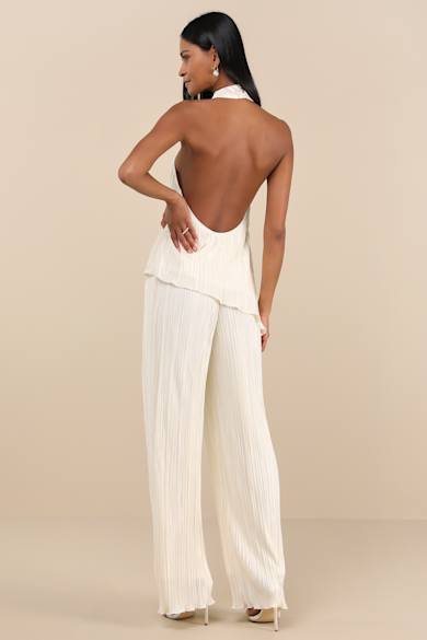 Excellent Sensation Navy Strapless Ruffled Maxi Dress