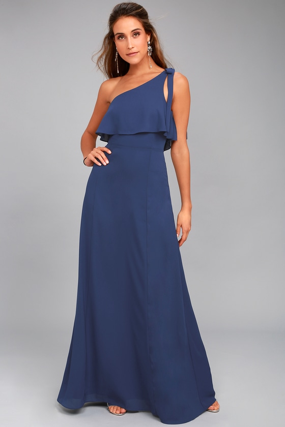lulus one shoulder dress