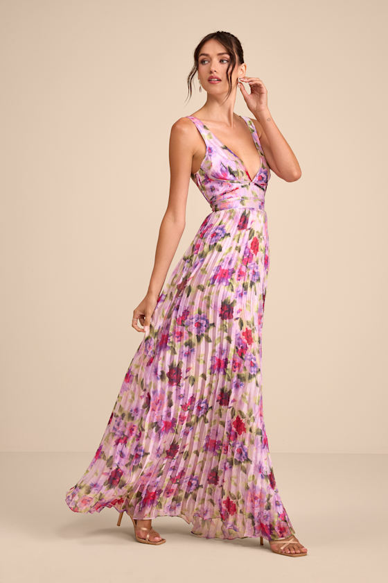 【定価2.6万円】新品Monotone Floral Pleated Dress Maeve Pleated Midi Dress: Floral Midi Dress, Sundress, Plisse