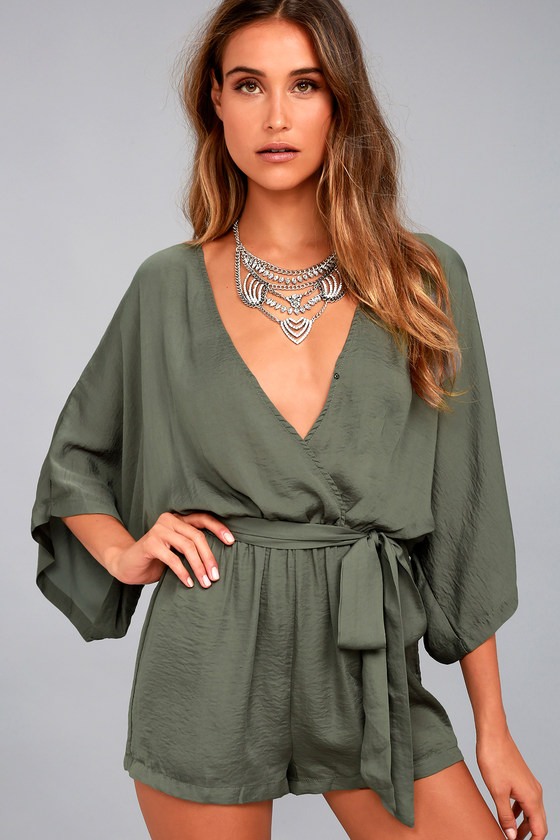 lulus green romper