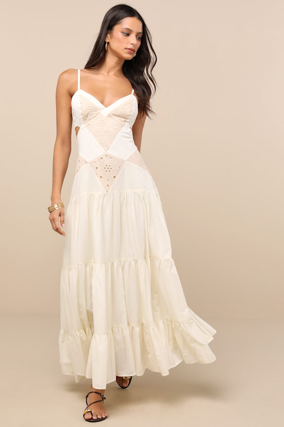 正規品　andmary Lady like long dress beige ANDMARY】Lady like ribbon dress