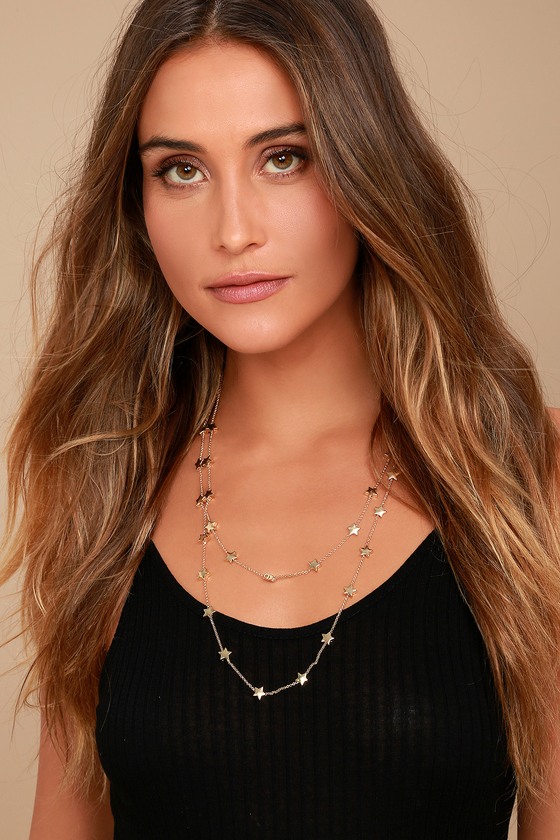 Twinkle Twinkle Gold Layered Necklace