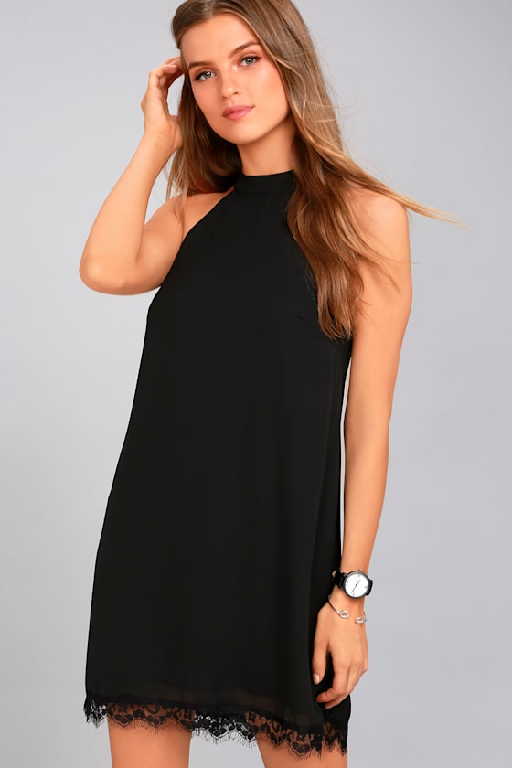Bywater Black Lace Swing Dress 1