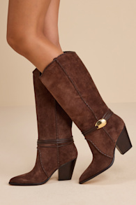 JODY : DK BROWN SUEDE 1