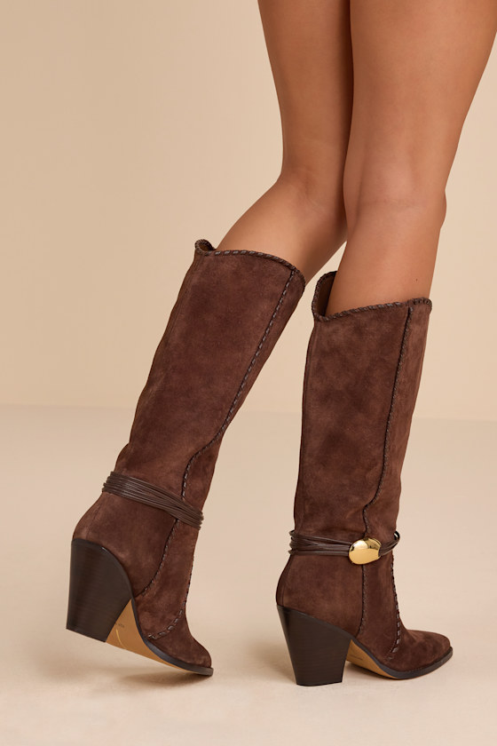 JODY : DK BROWN SUEDE 2