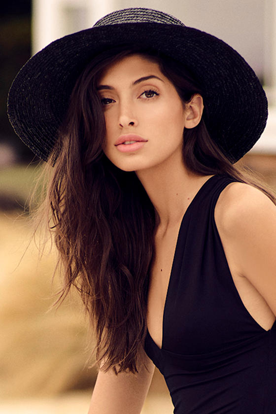 St. Tropez Black Straw Hat 5