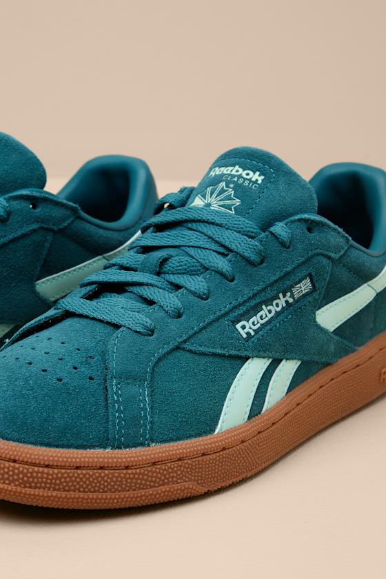 Reebok Club C Grounds UK Retro Teal - Sneakers - Suede Sneakers - Image 5