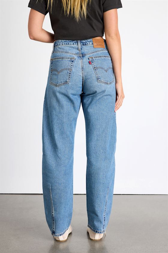 Levi's Baggy Dad Barrel - Medium Wash Barrel Jeans - Barrel Jeans - Image 3