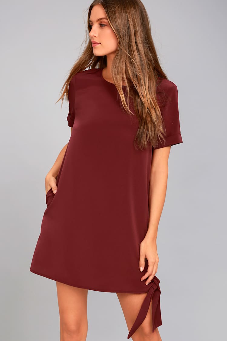 burgundy shift dresses Verity Dark Green Shift Dresses | dresses online | party dresses, occasion  dresses  Dressesonline.ie