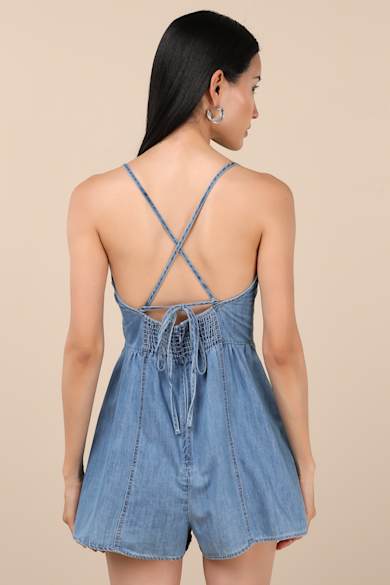 princess polly baby blue dress Shop Backless Rompers for Women